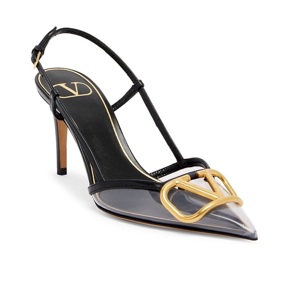 Valentino Garavani Signature VLogo Slingback Sandals